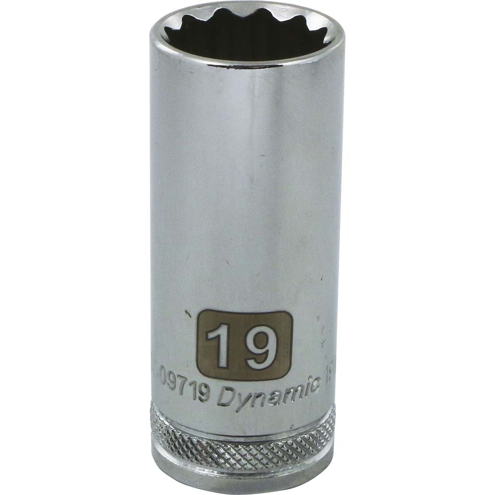 3/8&#34; Drive 12 Point Metric, 19mm Deep Length, Chrome Finish Socket<span class=' ItemWarning' style='display:block;'>Item is usually in stock, but we&#39;ll be in touch if there&#39;s a problem<br /></span>
