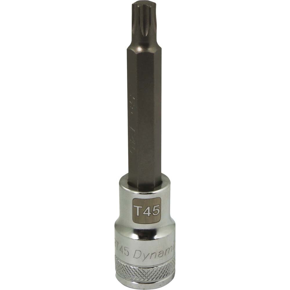 1/2&#34; Drive Torx® Head, T45 Long Bit, Chrome Finish Socket<span class=' ItemWarning' style='display:block;'>Item is usually in stock, but we&#39;ll be in touch if there&#39;s a problem<br /></span>