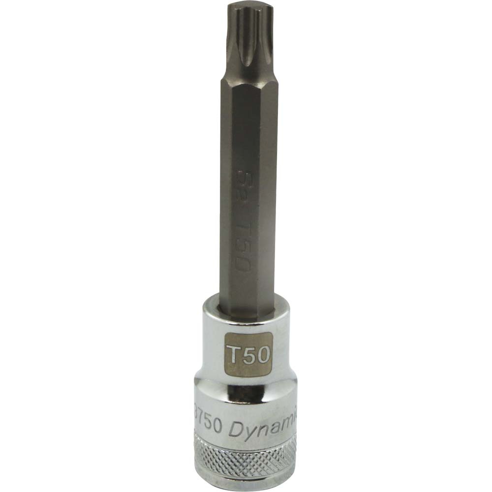 1/2&#34; Drive Torx® Head, T50 Long Bit, Chrome Finish Socket<span class=' ItemWarning' style='display:block;'>Item is usually in stock, but we&#39;ll be in touch if there&#39;s a problem<br /></span>
