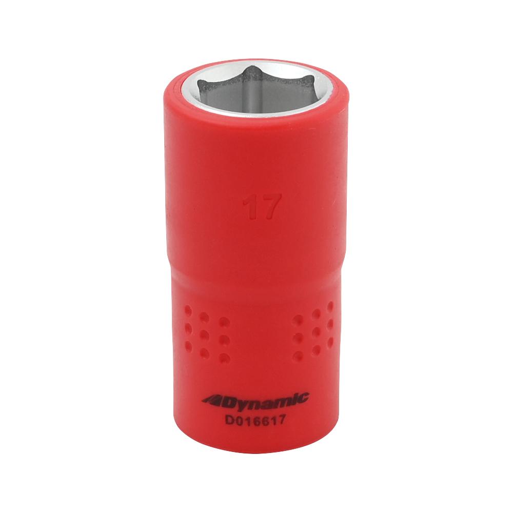 Insulated 1/2&#39;&#39; Drive 17mm, 6 Point Standard Length Socket, 1000V Insulated<span class=' ItemWarning' style='display:block;'>Item is usually in stock, but we&#39;ll be in touch if there&#39;s a problem<br /></span>