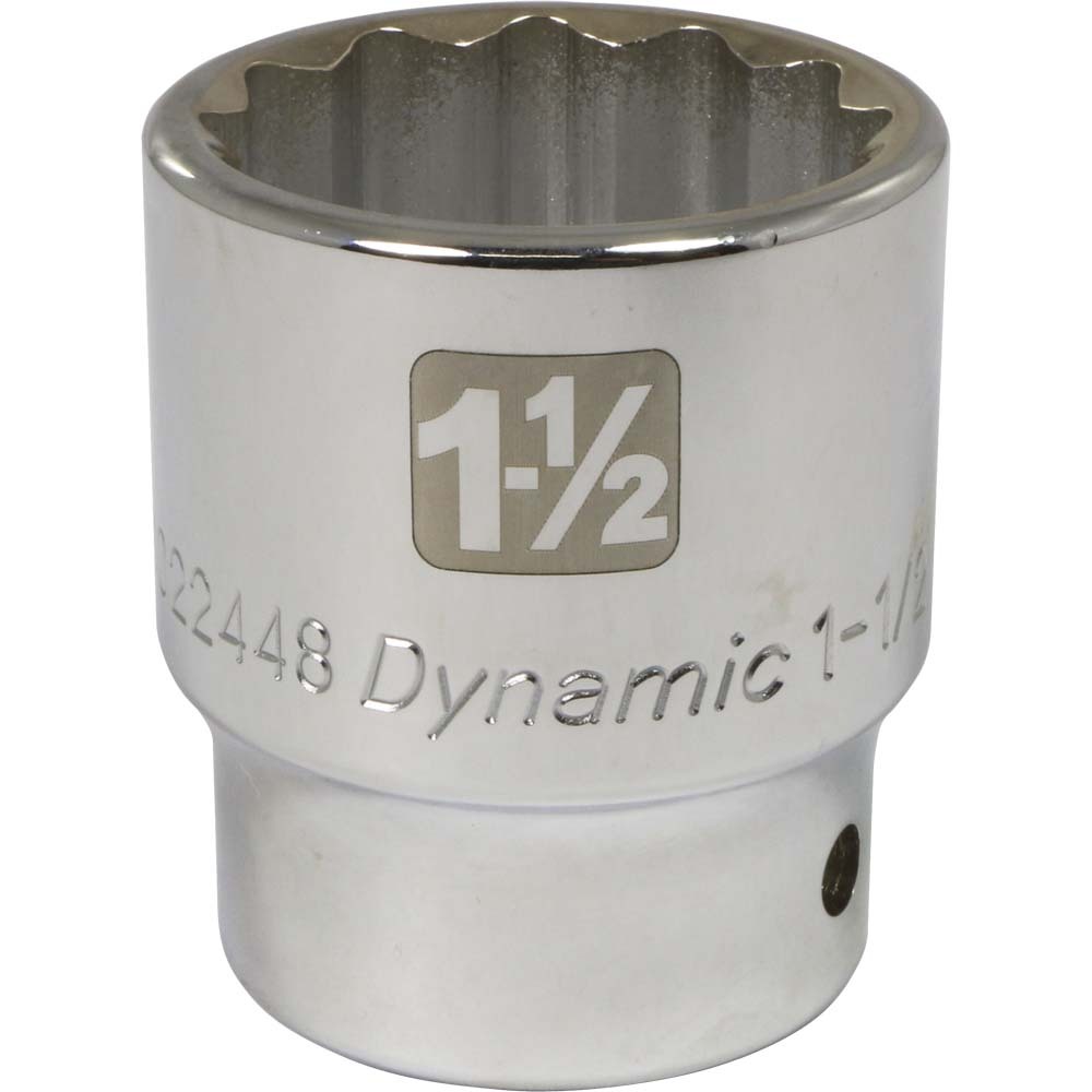 3/4&#34; Drive 12 Point SAE, 1-1/2&#34; Standard Length, Chrome Finish Socket<span class=' ItemWarning' style='display:block;'>Item is usually in stock, but we&#39;ll be in touch if there&#39;s a problem<br /></span>