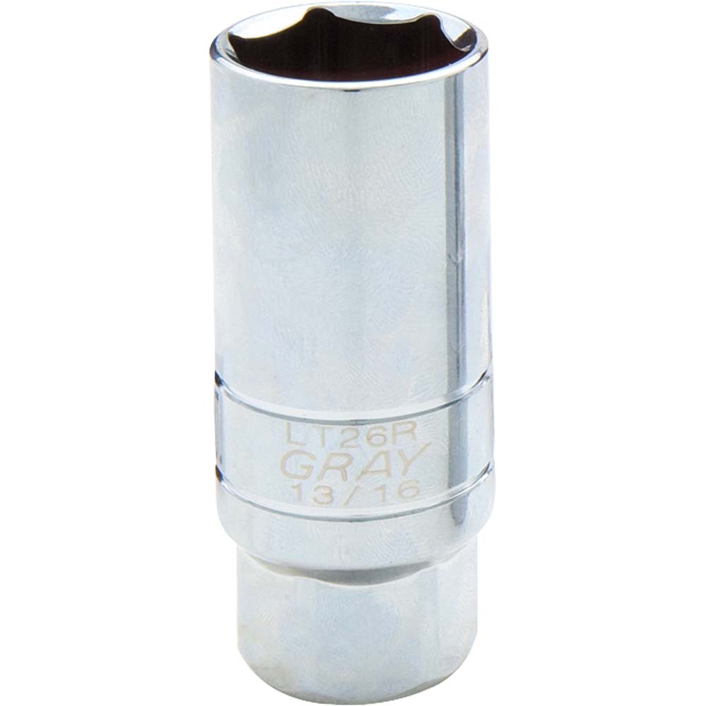 3/8&#34; Drive, 13/16&#34; Spark Plug Socket, Chrome Finish<span class=' ItemWarning' style='display:block;'>Item is usually in stock, but we&#39;ll be in touch if there&#39;s a problem<br /></span>