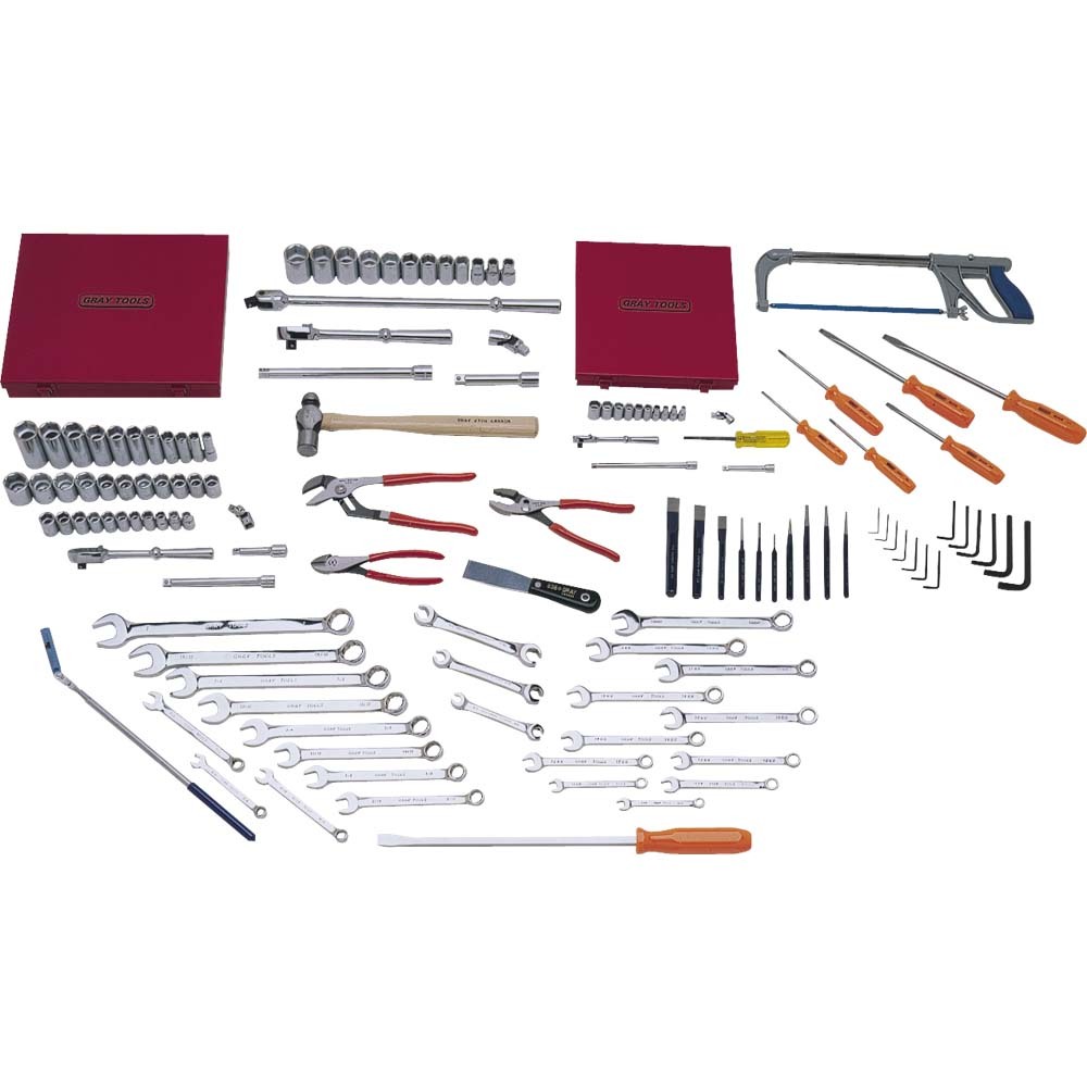 132 Piece SAE & Metric Starter Set, Tools Only<span class=' ItemWarning' style='display:block;'>Item is usually in stock, but we&#39;ll be in touch if there&#39;s a problem<br /></span>