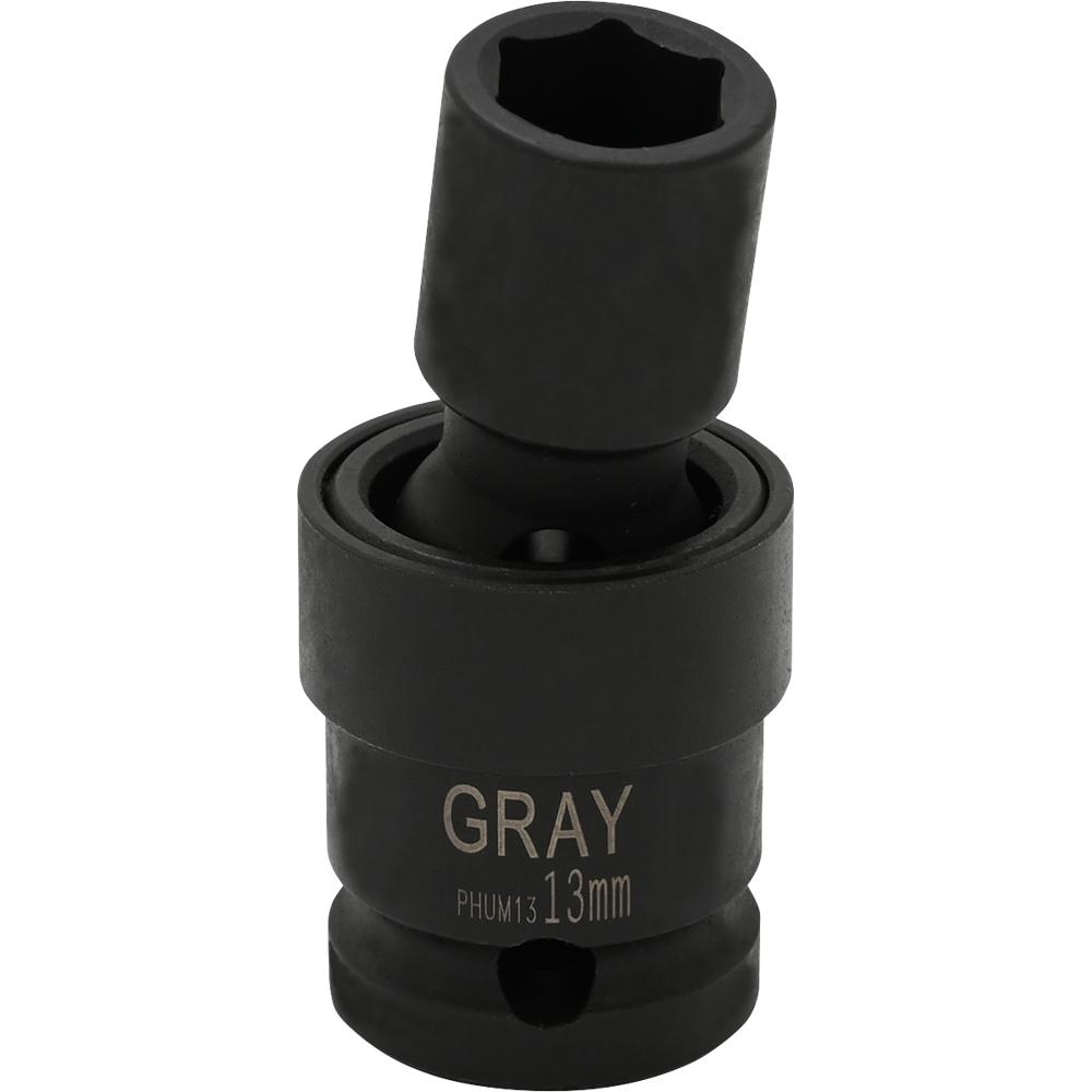 13mm X 1/2&#34; Drive, 6 Point Standard Length, Universal Joint Socket, Black Impact<span class=' ItemWarning' style='display:block;'>Item is usually in stock, but we&#39;ll be in touch if there&#39;s a problem<br /></span>
