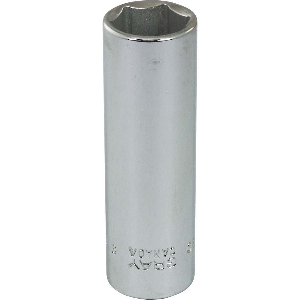 9/16&#34; X 3/8&#34; Drive, 6 Point Deep Length, Chrome Finish Socket<span class=' ItemWarning' style='display:block;'>Item is usually in stock, but we&#39;ll be in touch if there&#39;s a problem<br /></span>