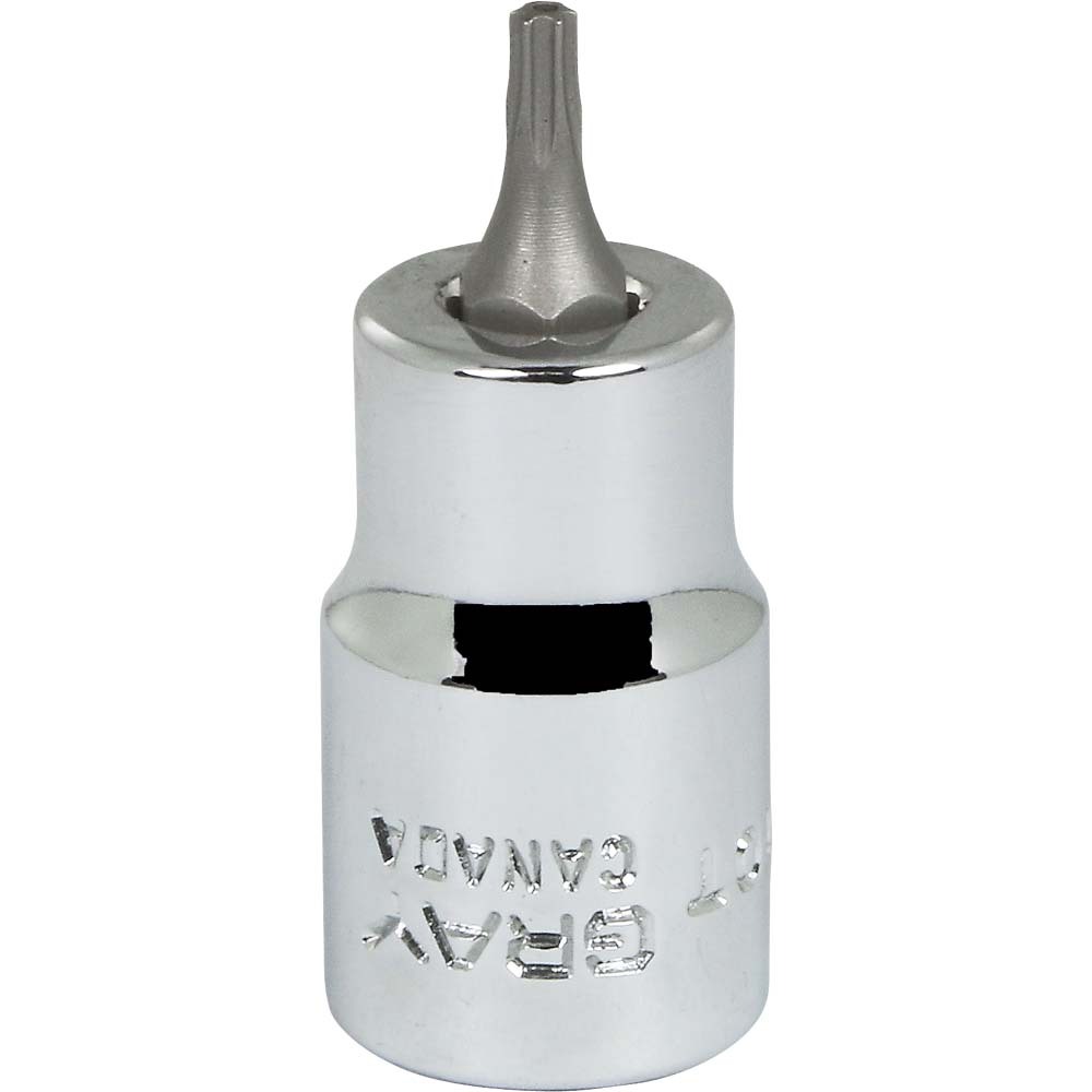 3/8&#34; Drive Standard Length Chrome Finish, T10 Torx Head Socket, Tamper Resistant<span class=' ItemWarning' style='display:block;'>Item is usually in stock, but we&#39;ll be in touch if there&#39;s a problem<br /></span>