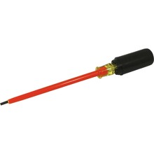 Gray Tools 30506-I - Electrician's Slotted Screwdriver, 6" Blade Length, .020 X 5/32" Tip, 1000V Insulated