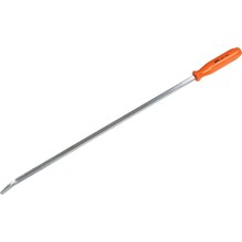 Gray Tools 73424 - 24" Screwdriver Handle Pry Bar, Curved Nickel Plated Blade