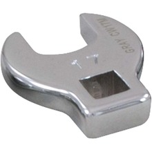 Gray Tools CW10M - 3/8" Drive, 10mm Open End Crow Foot Wrench, Chrome Finish