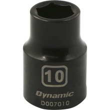 Gray Tools D007010 - 3/8" Drive 6 Point Metric, 10mm Standard Length, Impact Socket