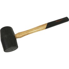 Gray Tools D041001 - 1.5lb. Rubber Mallet, Hickory Handle