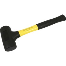 Gray Tools D041067 - 2lb. Dead Blow Hammer, Fiberglass Handle
