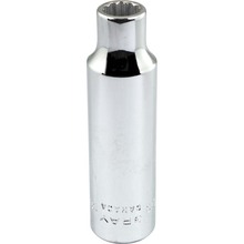 Gray Tools MD1210 - 10mm X 1/2" Drive 12 Point, Deep Length, Chrome Finish Socket