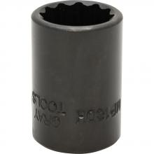 Gray Tools MP18DH - 18mm X 1/2" Drive, 12 Point Standard Length, Impact Socket