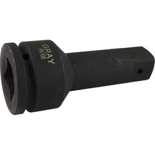 Gray Tools P8-108 - 1-1/2" Drive Black Impact Extension, 8" Long