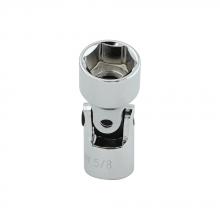 Gray Tools TU200A - 5/8" X 3/8" Drive 6 Point, Standard Length, Universal Joint Chrome Socket