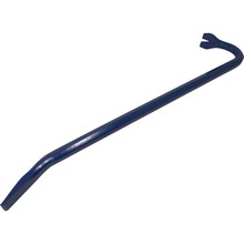 Gray Tools WB24 - Goose Neck Wrecking Bar, 3/4" Shank X 24" Long, Royal Blue Paint Finish