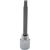 3/8" Drive SAE Hex Head, 1/8" Long Bit, Chrome Finish Socket