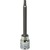 3/8" Drive SAE Hex Head, 5/32" Long Bit, Chrome Finish Socket