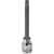 3/8" Drive SAE Hex Head, 7/32" Long Bit, Chrome Finish Socket