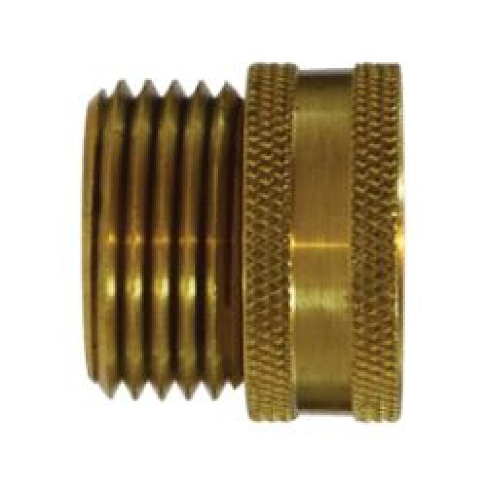 ADAPTER SWVL STR 3/4IN MGH 3/4IN FGH BRS<span class=' ItemWarning' style='display:block;'>Item is usually in stock, but we&#39;ll be in touch if there&#39;s a problem<br /></span>
