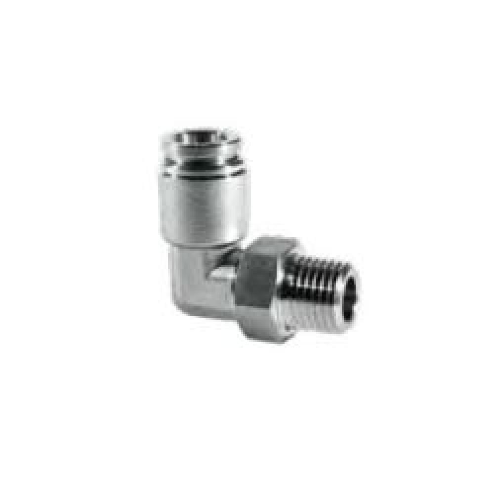 ELBOW SWVL 90 DEG 3/8IN PUSH-IN TUBE MPT<span class=' ItemWarning' style='display:block;'>Item is usually in stock, but we&#39;ll be in touch if there&#39;s a problem<br /></span>