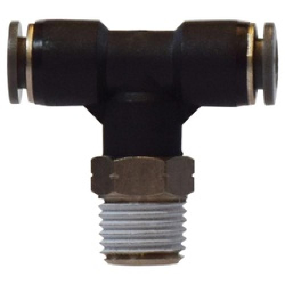 TEE BR MALE SWVL 1/4IN PUSH-IN 1/4IN<span class=' ItemWarning' style='display:block;'>Item is usually in stock, but we&#39;ll be in touch if there&#39;s a problem<br /></span>