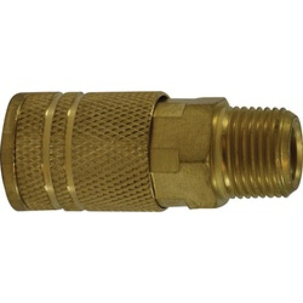 COUPLR INDL INTRCHG 1/4 BODY 3/8 MPT BRS<span class=' ItemWarning' style='display:block;'>Item is usually in stock, but we&#39;ll be in touch if there&#39;s a problem<br /></span>