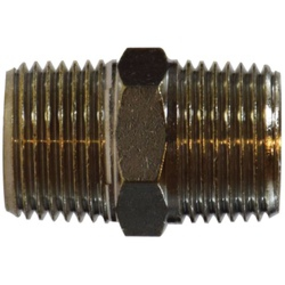 NIPPLE HEX 1/2IN MALE BSPT 1/2IN BRS NP<span class=' ItemWarning' style='display:block;'>Item is usually in stock, but we&#39;ll be in touch if there&#39;s a problem<br /></span>