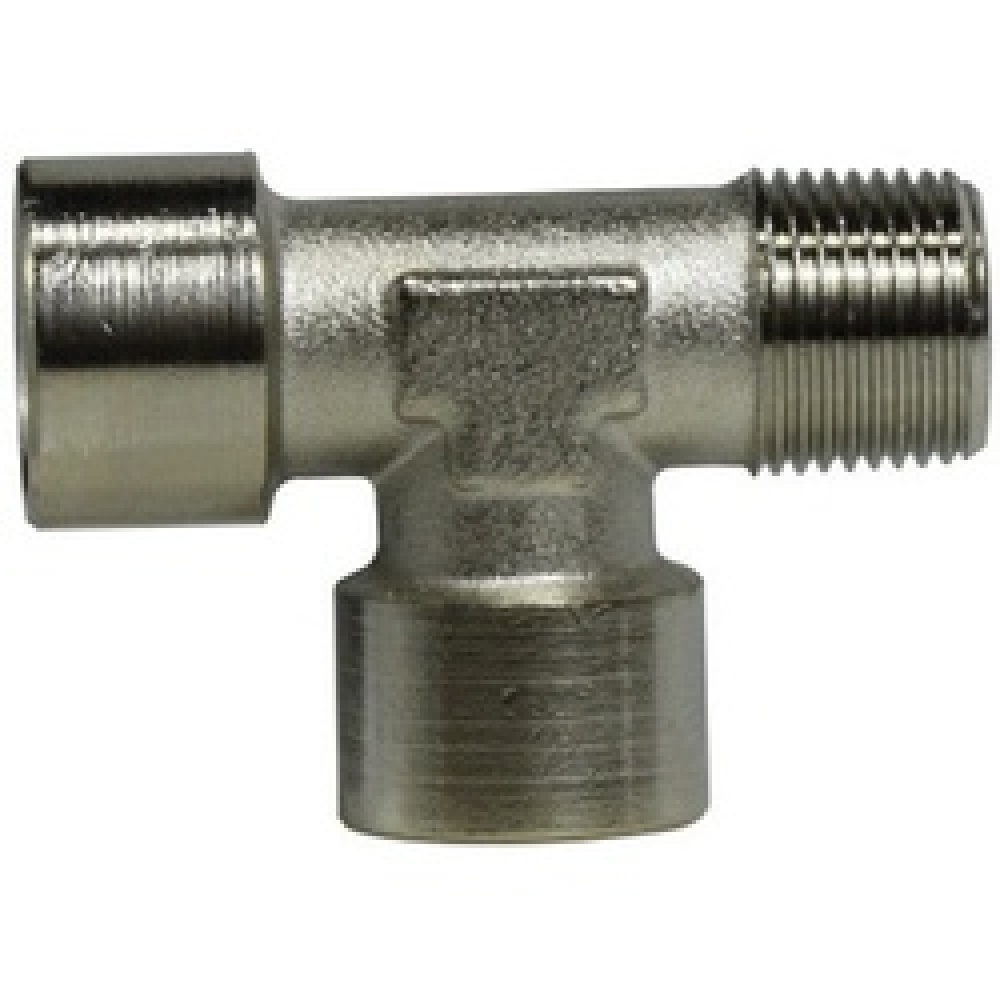 TEE RUN 1/8IN MALE BSPP 1/8IN MALE BSPP<span class=' ItemWarning' style='display:block;'>Item is usually in stock, but we&#39;ll be in touch if there&#39;s a problem<br /></span>