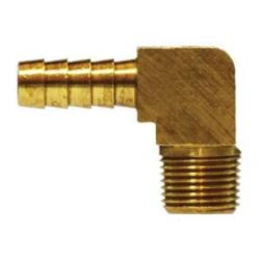 ELBOW BARSTOCK 1/2IN BARB 3/8IN MPT BRS<span class=' ItemWarning' style='display:block;'>Item is usually in stock, but we&#39;ll be in touch if there&#39;s a problem<br /></span>