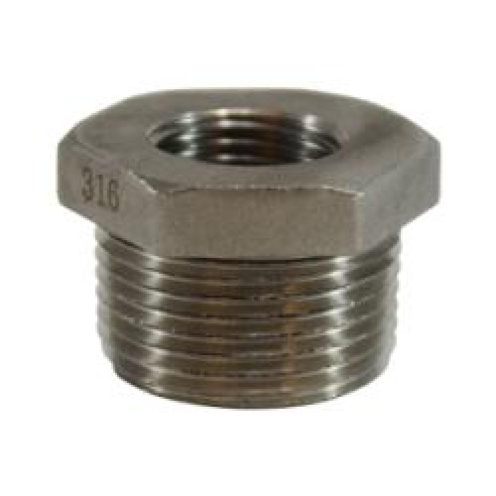 BUSHING HEX 1-1/4IN MPT 1/2IN FPT SST<span class=' ItemWarning' style='display:block;'>Item is usually in stock, but we&#39;ll be in touch if there&#39;s a problem<br /></span>