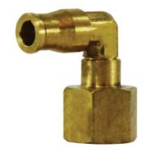 Buchanan 20090S - ELBOW SWVL 1/4IN PUSH-IN TUBE 1/4IN BRS