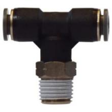 Buchanan 20104C - TEE BR SWVL 5/32IN PUSH-IN TUBE #10-32