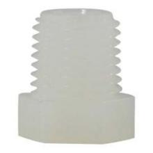 Buchanan 28607W - PLUG H HEX 1-1/4IN MPT NYL WHT 125