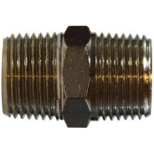 Buchanan 28821 - NIPPLE HEX 1/4IN MBSPT 1/8IN MBSPT BRS