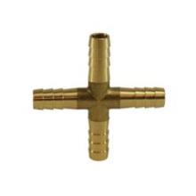 Buchanan 32608 - CROSS 1/4IN HOSE BARBED 1/4IN 1/4IN BRS
