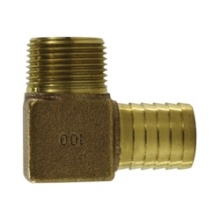 Buchanan 973981 - ELBOW 1IN HOSE BARBED 3/4IN MIP BRZ