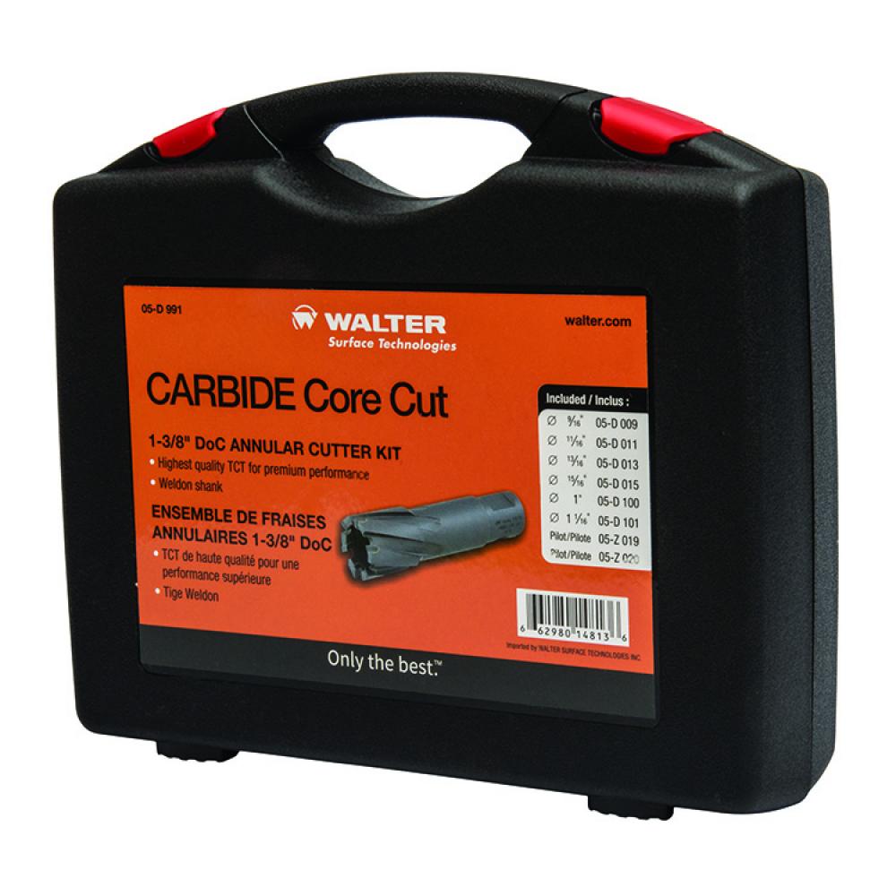 CARBIDE CORE CUT WELDON SHANK 1-3/8&#34; KIT<span class=' ItemWarning' style='display:block;'>Item is usually in stock, but we&#39;ll be in touch if there&#39;s a problem<br /></span>
