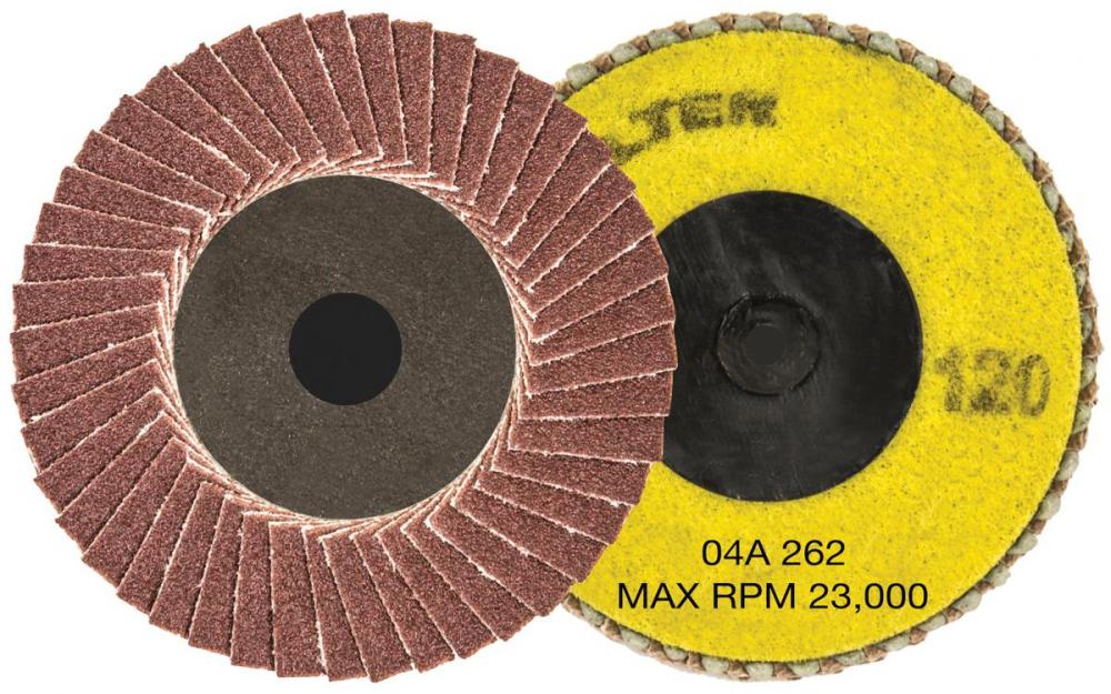 2-1/2&#34; FLAP DISC - GR120-PKG 5<span class=' ItemWarning' style='display:block;'>Item is usually in stock, but we&#39;ll be in touch if there&#39;s a problem<br /></span>