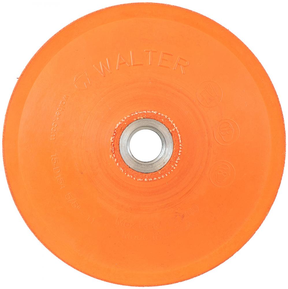 RUBBER BACKING PAD 5X5/8-11<span class=' ItemWarning' style='display:block;'>Item is usually in stock, but we&#39;ll be in touch if there&#39;s a problem<br /></span>