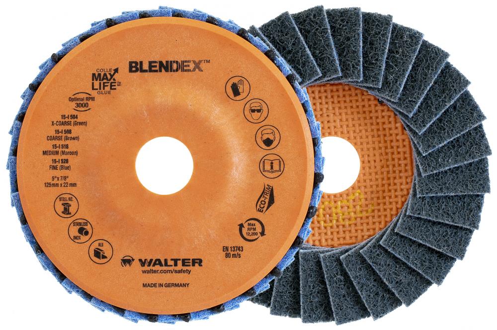 BLENDEX™ FLAP DISCS 5&#34;<span class=' ItemWarning' style='display:block;'>Item is usually in stock, but we&#39;ll be in touch if there&#39;s a problem<br /></span>