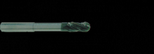 Clarkson-Osborn Tools Ltd. MA20504 - 4.0 - CARBIDE 4 FLUTE 30 DEGREE BALL END LONG REACH WHISPERMILL HSC CUTTER