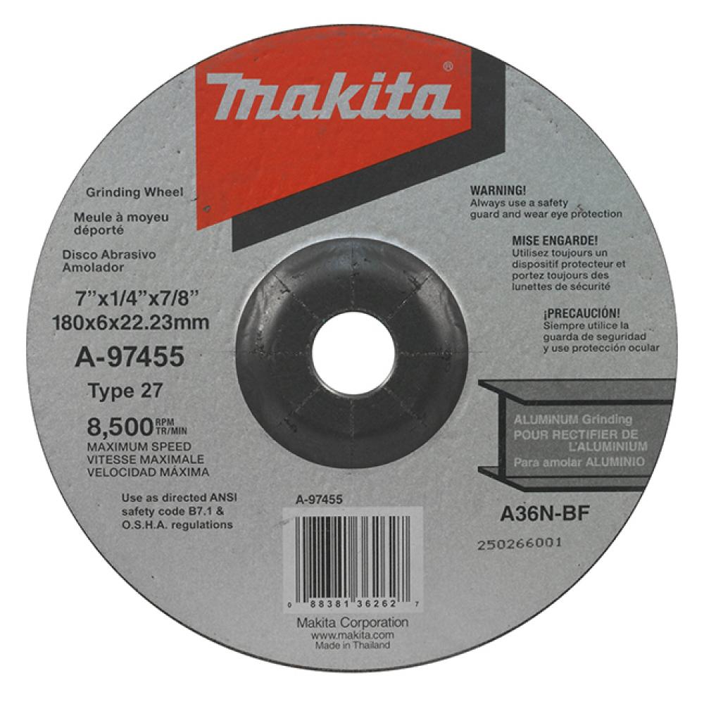 Aluminum Depressed Center Grinding Wheels<span class=' ItemWarning' style='display:block;'>Item is usually in stock, but we&#39;ll be in touch if there&#39;s a problem<br /></span>
