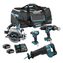 Makita DK0215G401 - 40Vmax XGT Brushless 4 Tool Combo Kit, 4.0Ah x2