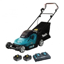 Makita DLM432CT2 - 36V(18Vx2) LXT 17" Lawn Mower, 5.0Ah x2Kit