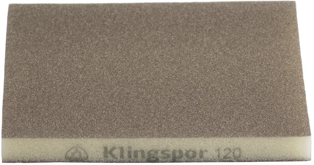 SW 501 abrasive sponge, Aluminium Oxide grain 120 4 x 5 x 1/2 Inch<span class=' ItemWarning' style='display:block;'>Item is usually in stock, but we&#39;ll be in touch if there&#39;s a problem<br /></span>