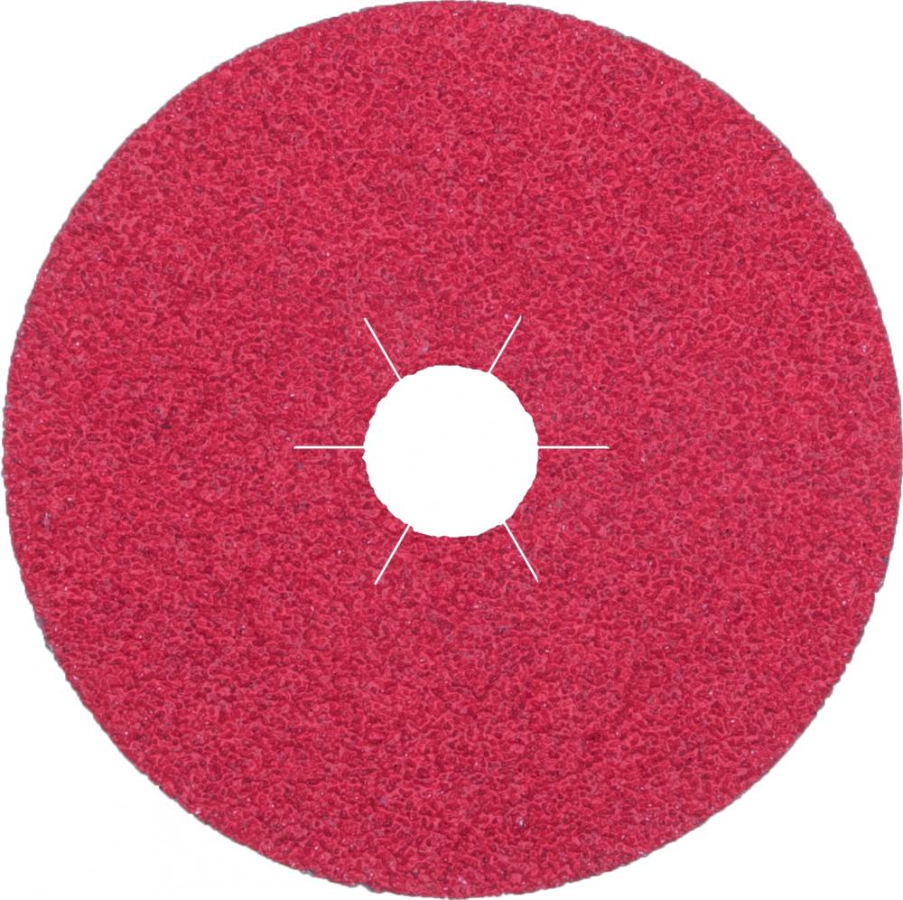 FS 964 fibre discs ceramic, 4-1/2 x 7/8 Inch grain 80 star shaped hole<span class=' ItemWarning' style='display:block;'>Item is usually in stock, but we&#39;ll be in touch if there&#39;s a problem<br /></span>