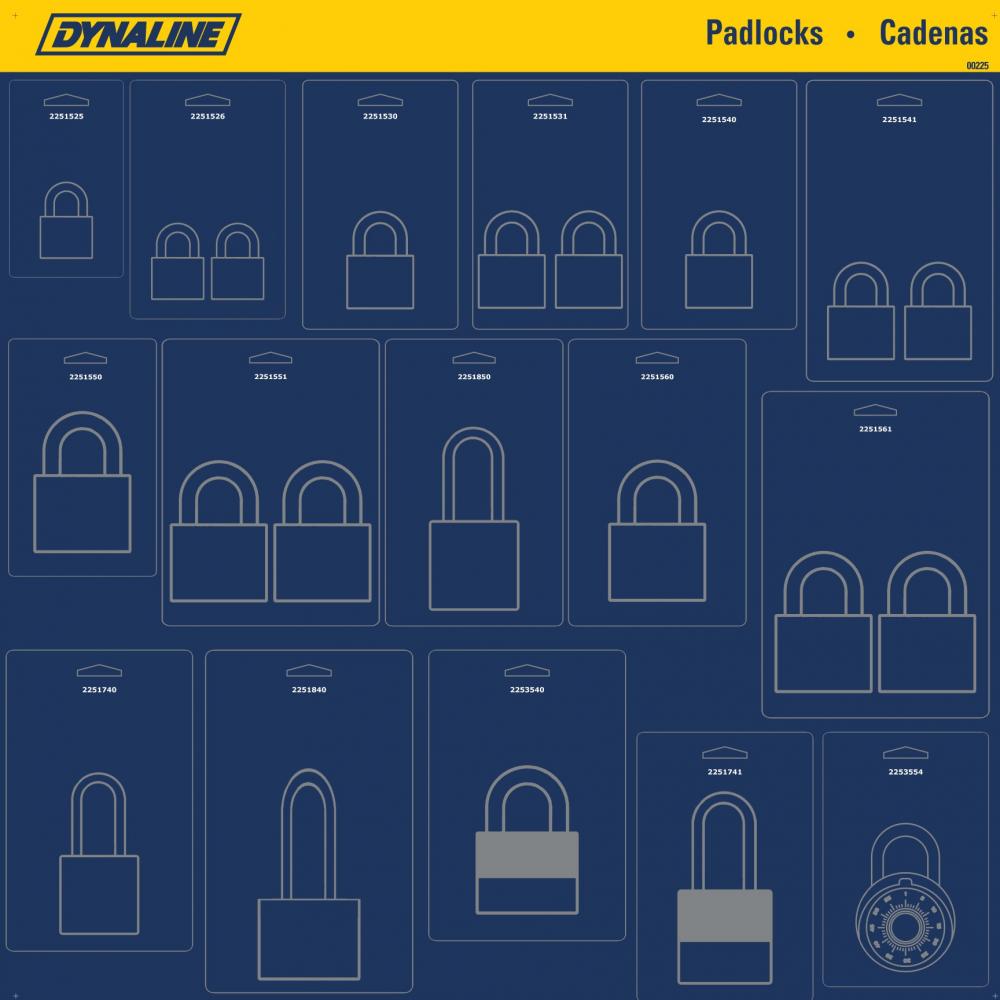 Padlock Board<span class=' ItemWarning' style='display:block;'>Item is usually in stock, but we&#39;ll be in touch if there&#39;s a problem<br /></span>