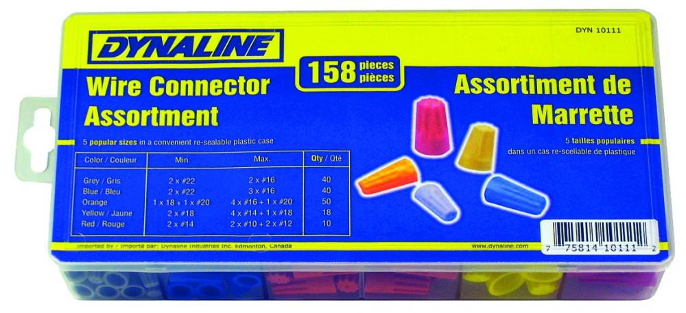 Wire Connectors Assortment<span class=' ItemWarning' style='display:block;'>Item is usually in stock, but we&#39;ll be in touch if there&#39;s a problem<br /></span>